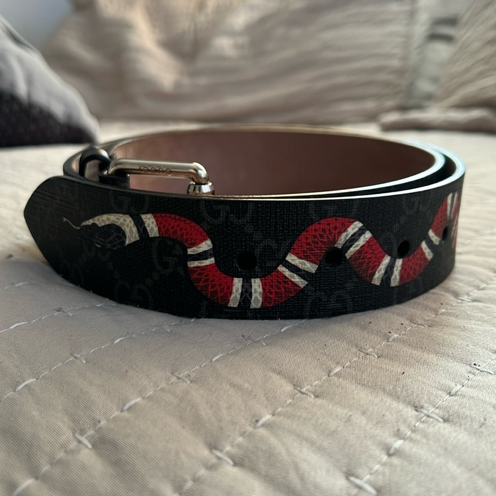 Gucci Belt Snake Print